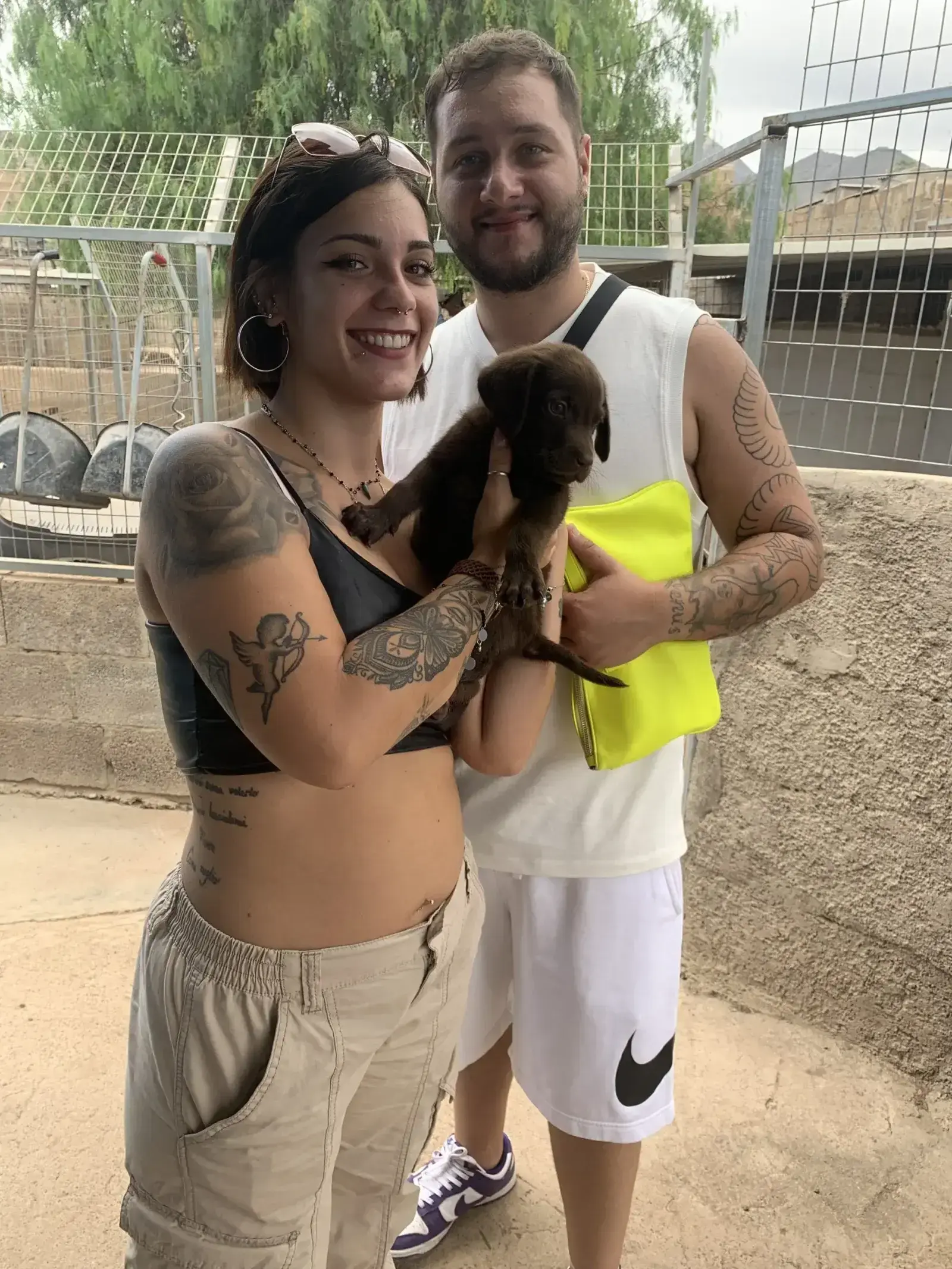 The littlest pup finds a new family.
