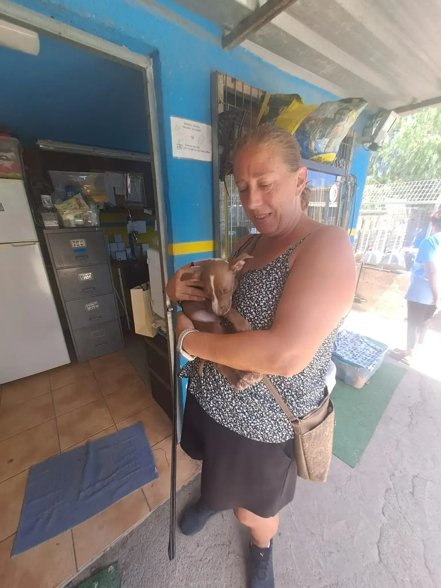 Tiniest Puppy adopted .