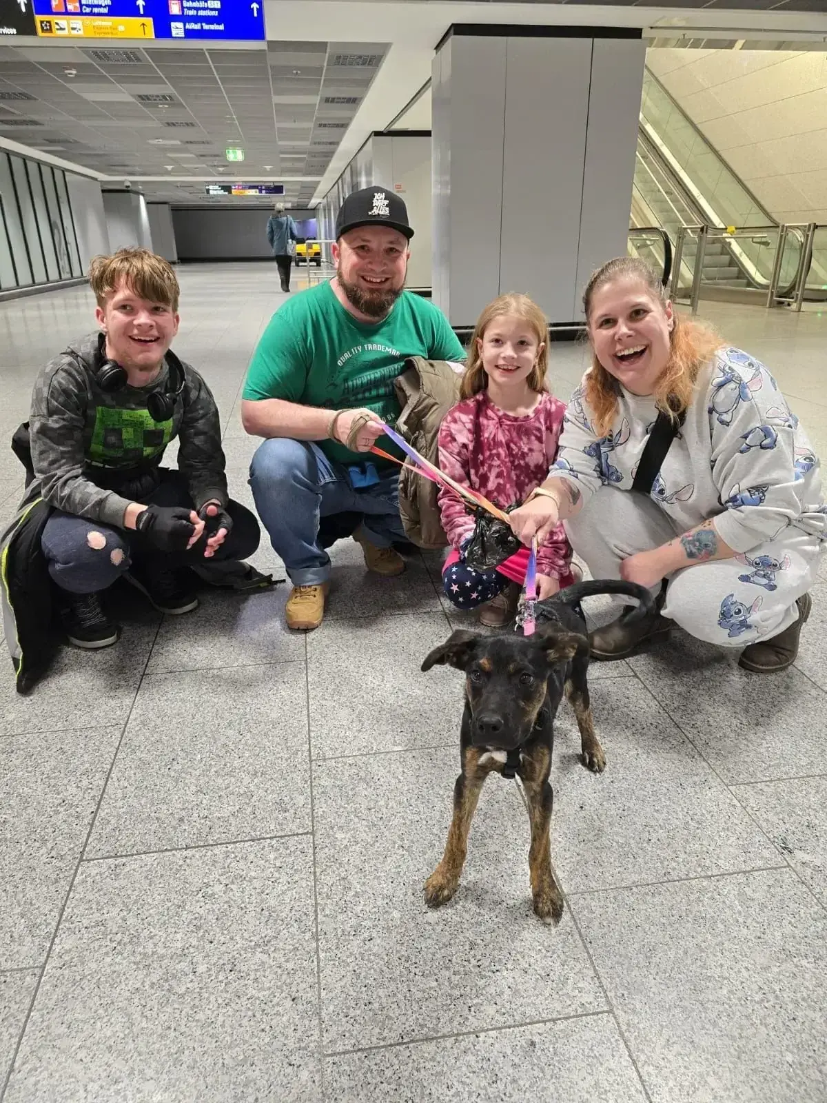 Lizzie arrives in Germany