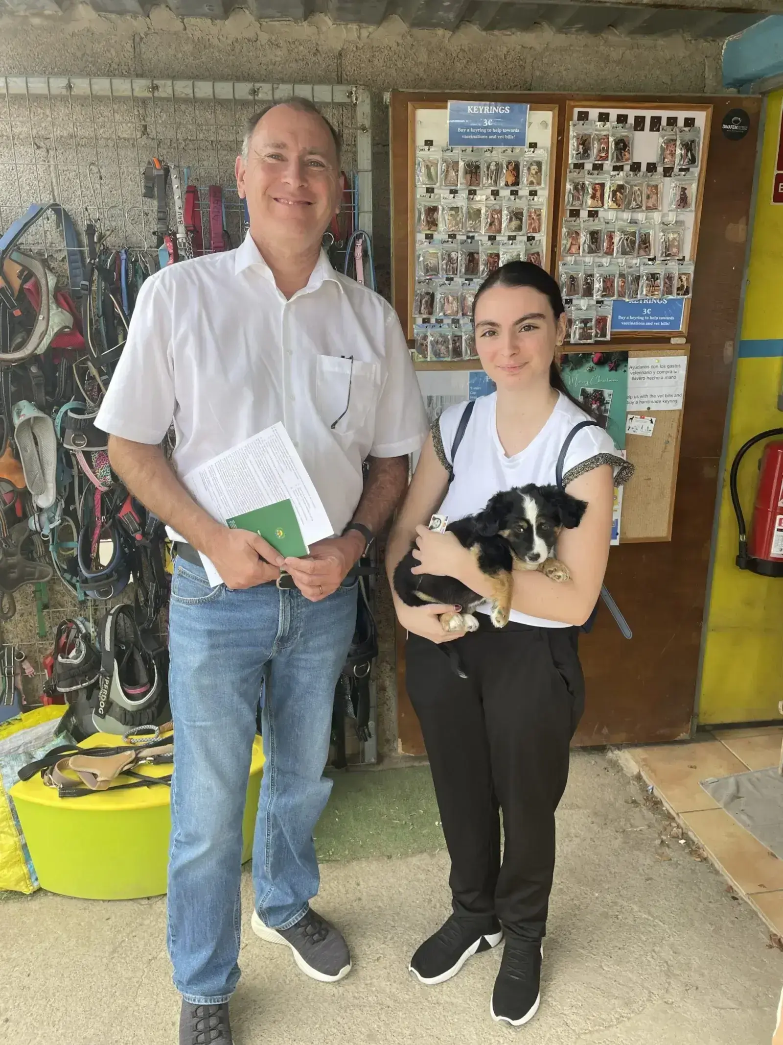 Socks and Ben Adopted.