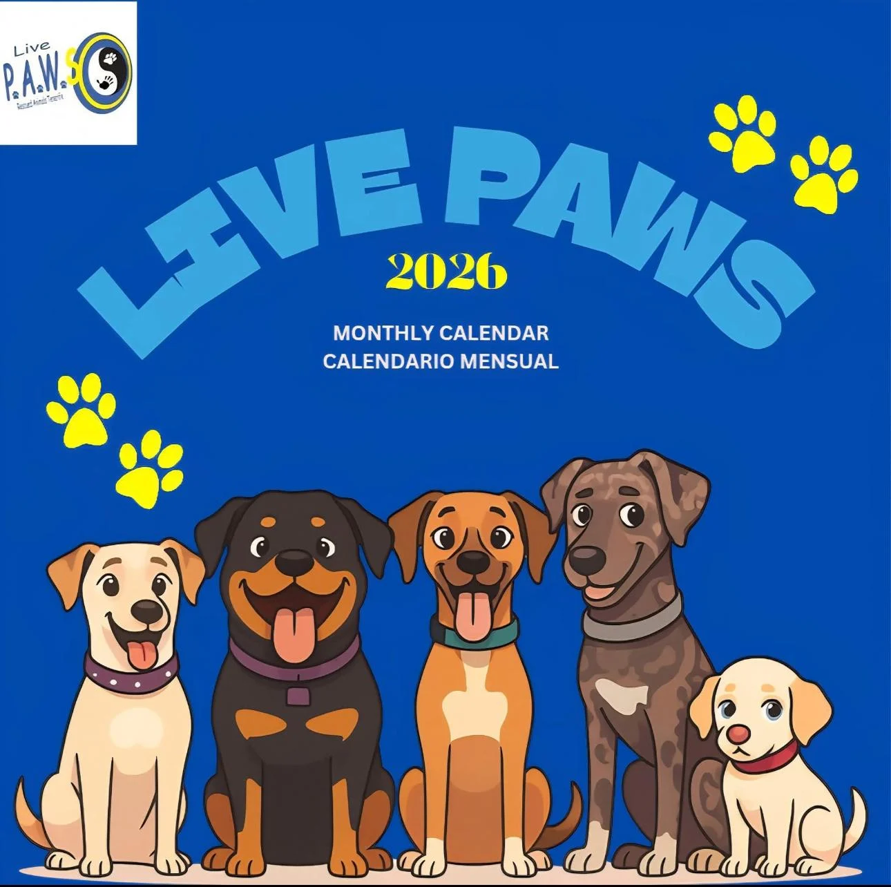 Calendars now on sale . - Live Paws news, Tenerife dog rescue
