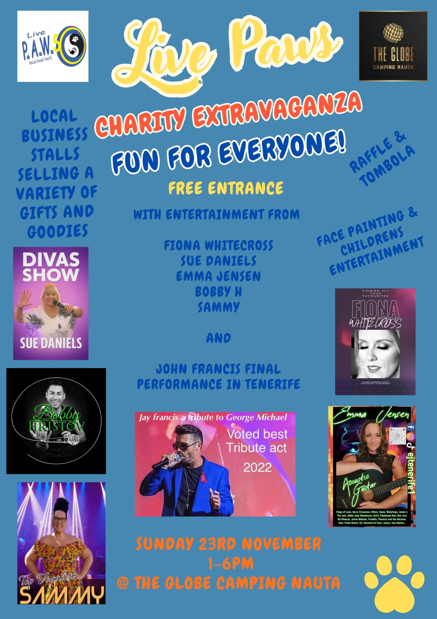 📣 This Sunday, 23rd November! - Live Paws news, Tenerife dog rescue