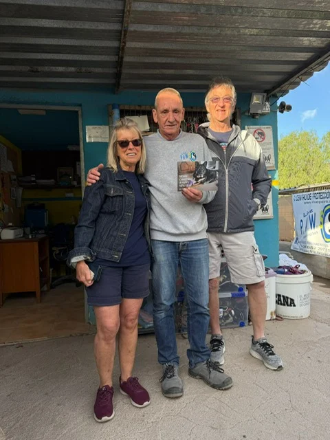 Rex makes a donation. - Live Paws news, Tenerife dog rescue