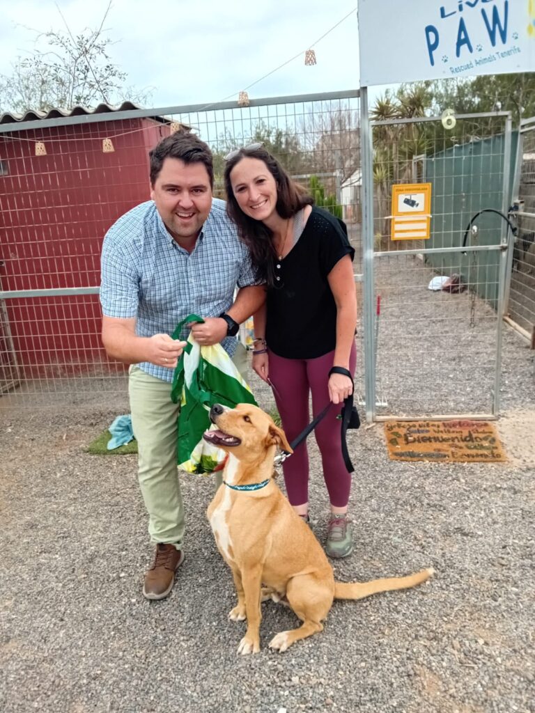 Rocky is adopted