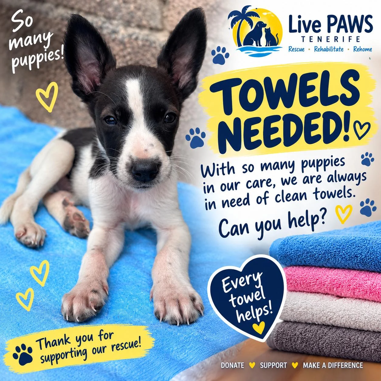 Towels Needed