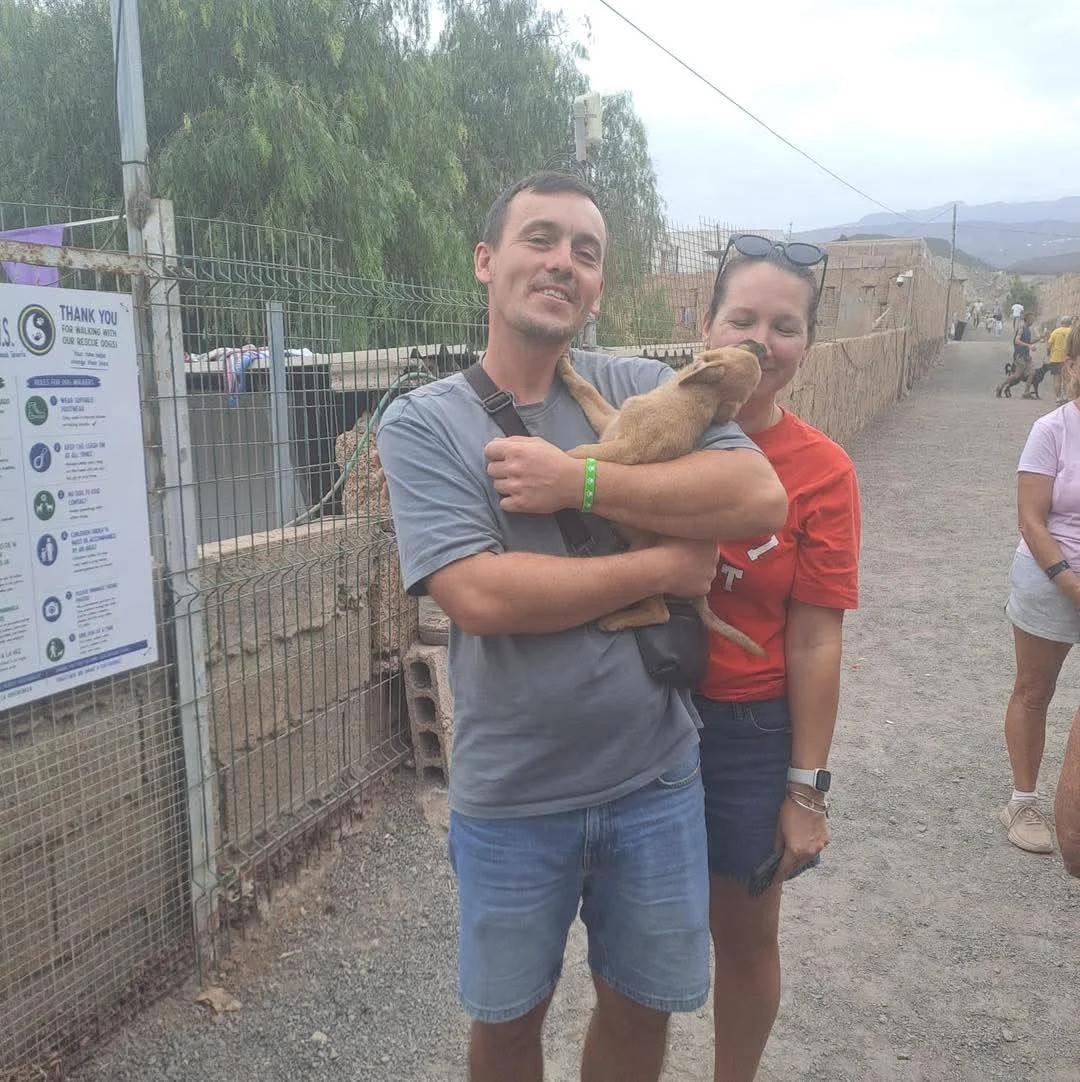 Two of the Isora Puppies Adopted